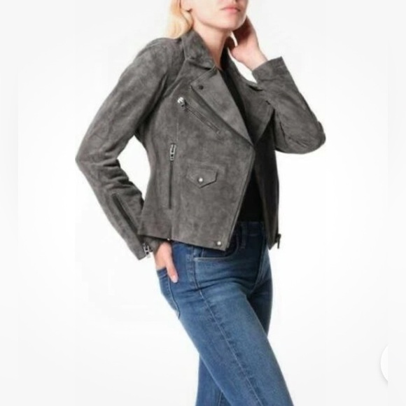BLANK NYC Vital Signs Moto Jacket Faux Suede - Picture 1 of 11
